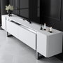Hanah Home Soporte para TV Blanco y Plata